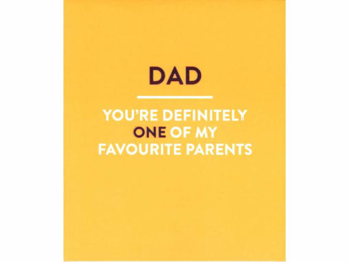 Picture of DAD YOURE DEFINITELY ONE OF MY FAVOURITE PARENTS CARD